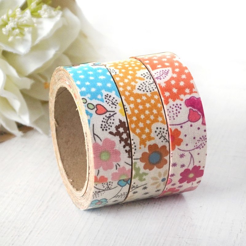 出清品-布胶带【和风浮世系列】OPP包装 - 纸胶带 - 棉．麻 多色