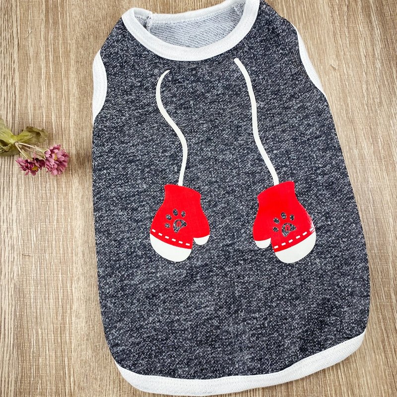 NINKYPUP反光宠物衣 汪汪手套 反光衣(毛孩款) - 衣/帽 - 棉．麻 灰色