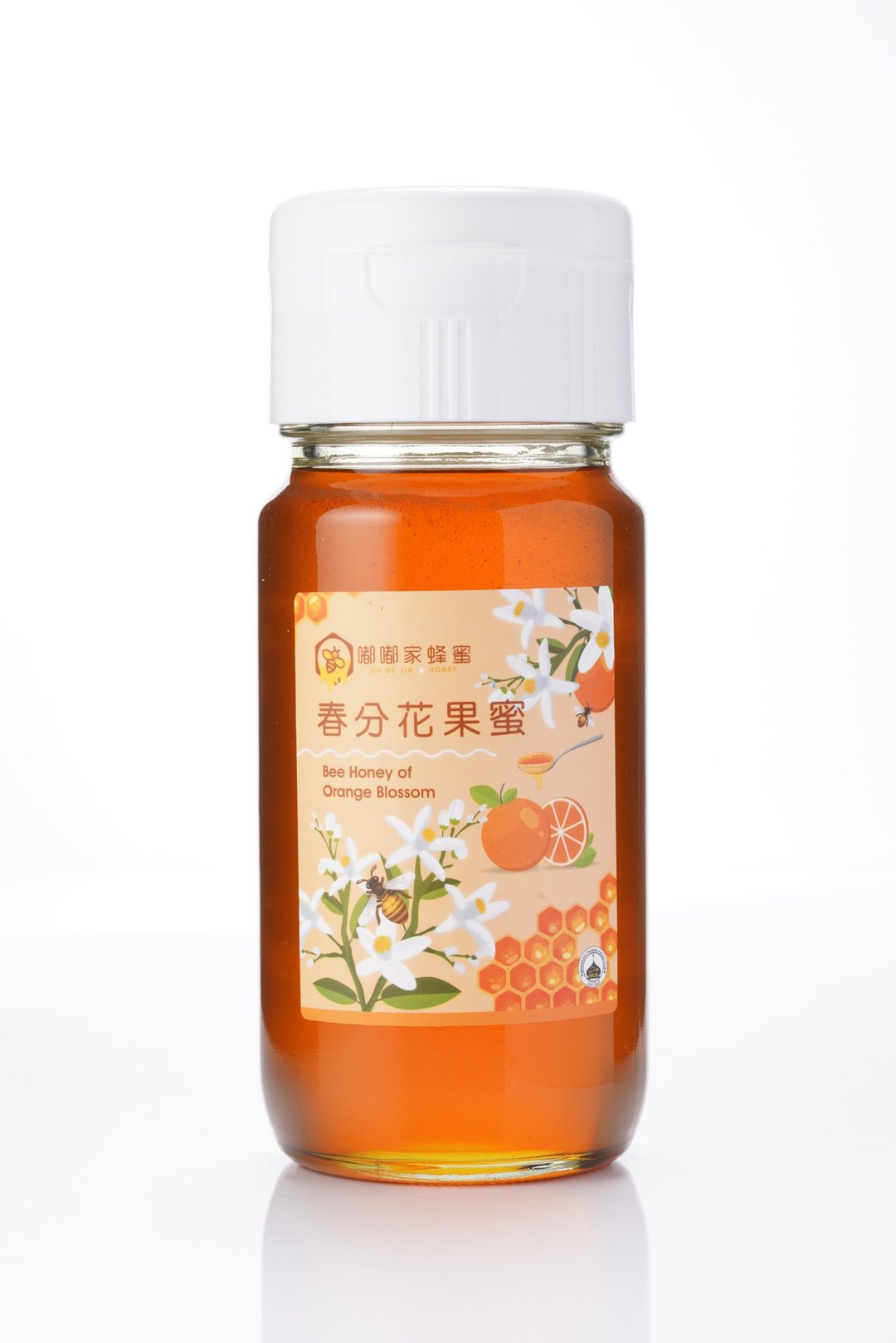 【嘟嘟家蜂蜜】完熟蜂蜜 | 春分花果蜜 柳橙花蜜 700g - 蜂蜜/黑糖 - 新鲜食材 橘色