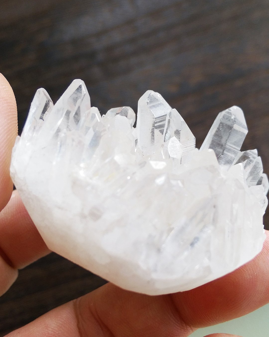 Crystal 四川产地 菊花晶晶簇 白水晶晶簇 天然矿石 原矿 - 摆饰 - 其他材质 