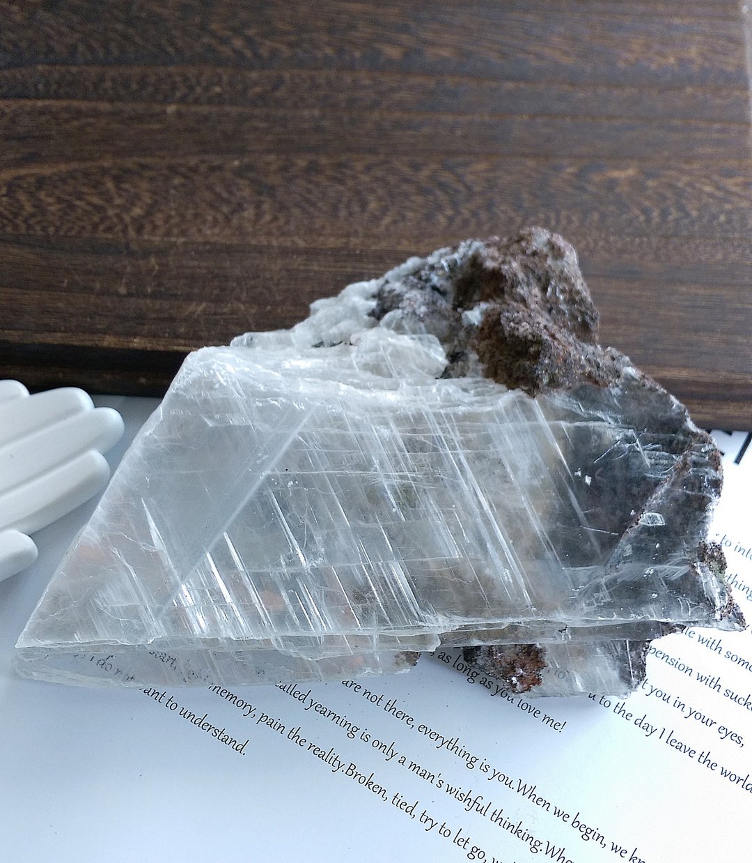 Selenite 赞比亚产地 透石膏 天然矿石 原矿 - 摆饰 - 其他材质 