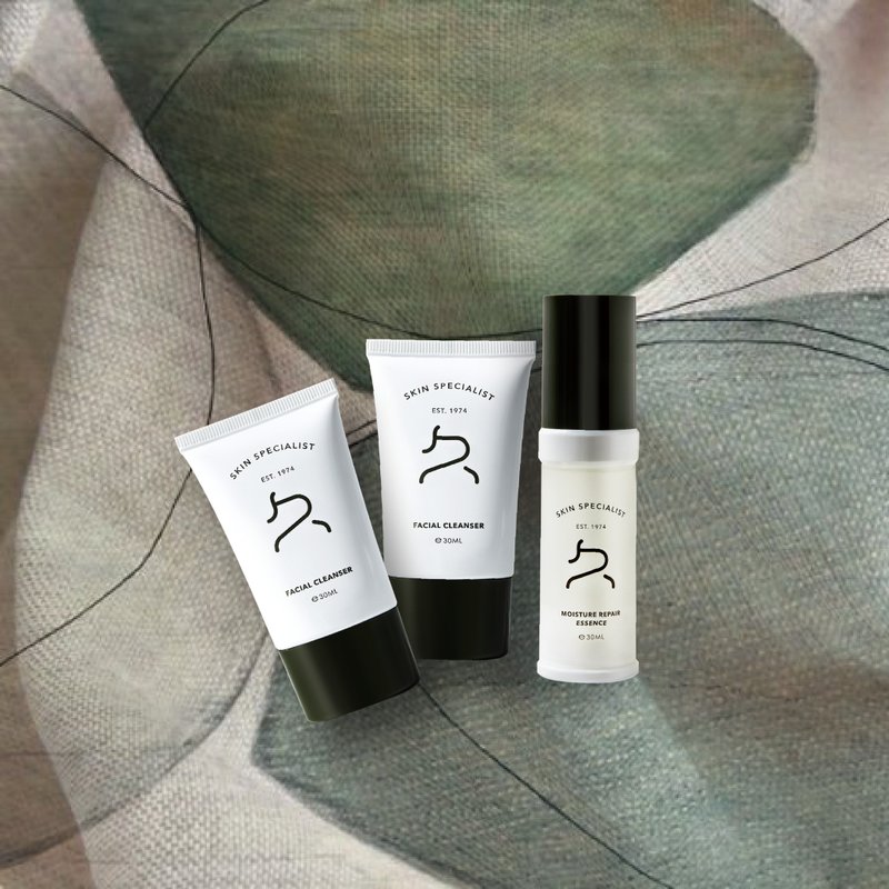 久诚媄 - 润泽保湿精华液30ml 1入+净肌胺基酸洁颜乳30ml 2入 - 精华液/安瓶 - 其他材质 