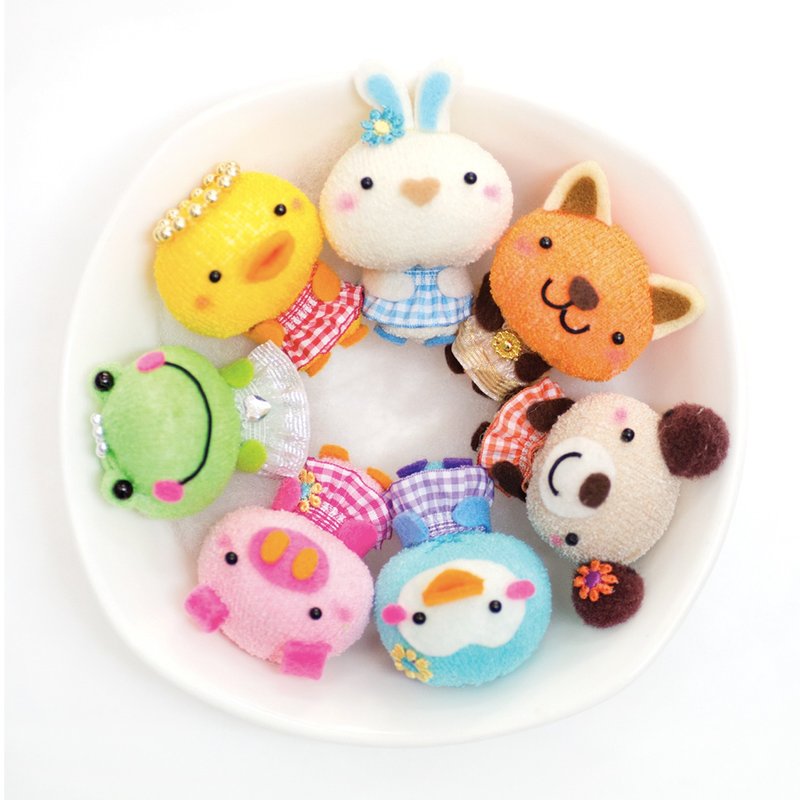 【独家手作】乡村小格裙 单入 含透明球 免缝 DIY材料包圣诞礼物 - 其他 - 其他材质 白色