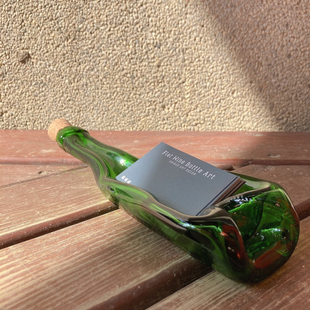 比利时精酿啤酒 酒瓶造型名片盘 收纳盘 - 名片架/名片座 - 玻璃 