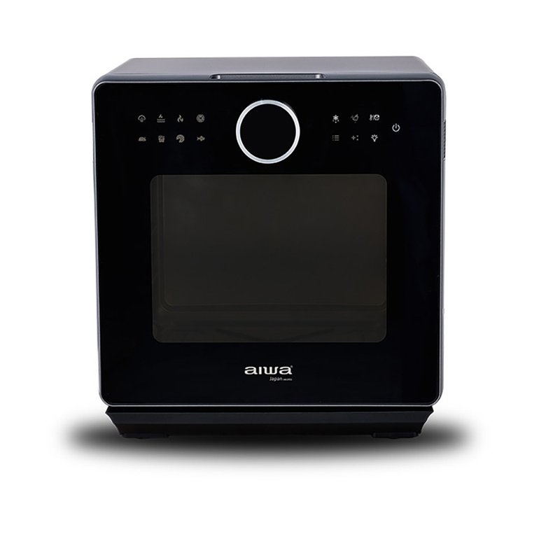 【AIWA 日本爱华】15L 蒸气烤箱 AF-015ST (料理五合一) - 厨房家电 - 其他金属 黑色