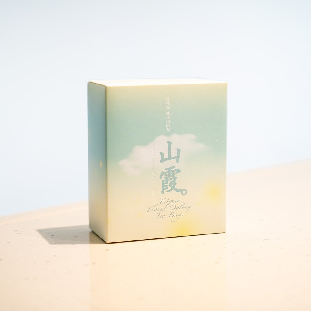 金质奖认证【山霞】桂花窨冻顶乌龙茶 台湾原叶立体袋茶 10 入 - 茶 - 新鲜食材 金色