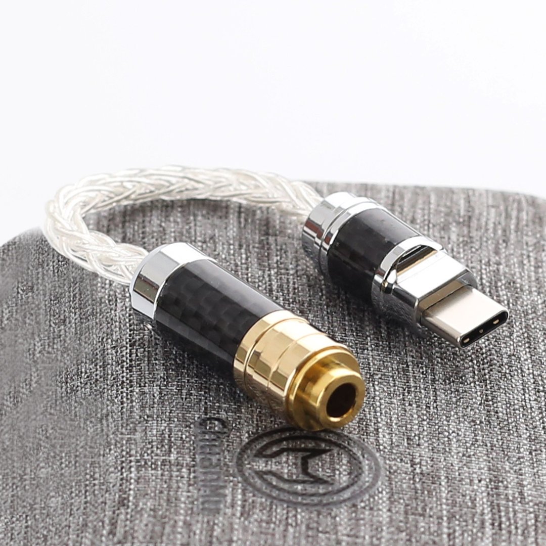 TypeC转3.5mm 纯银转接线【M207】全新现货【川木】 - 数码小物 - 其他金属 