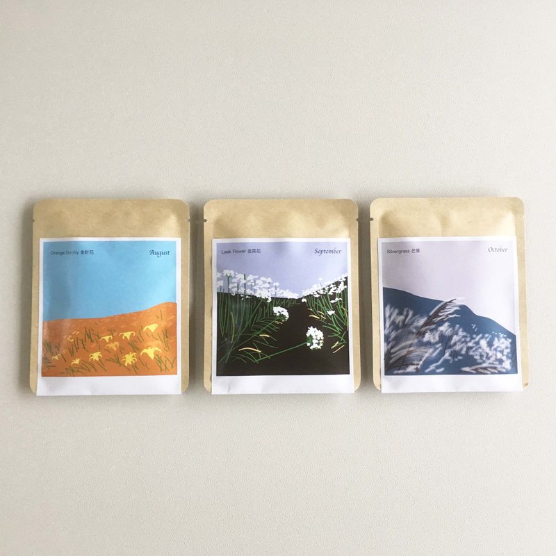 Street Botanist 街道上的植物学家/Autumn秋季/挂耳咖啡3入组 - 咖啡 - 新鲜食材 多色