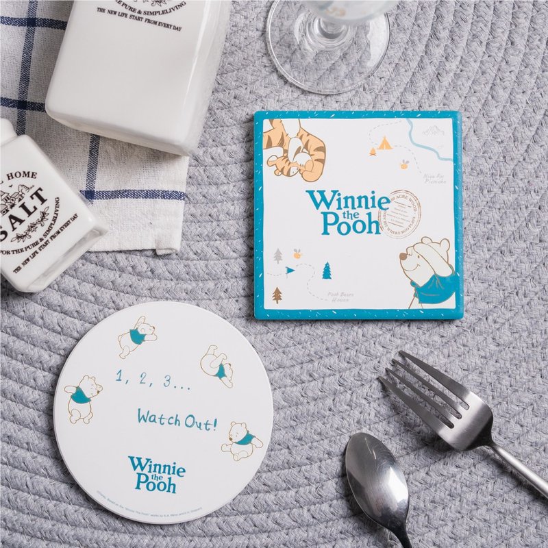 生活仓库-迪士尼系列-小熊维尼系列杯垫两入组 - 其他 - 陶 