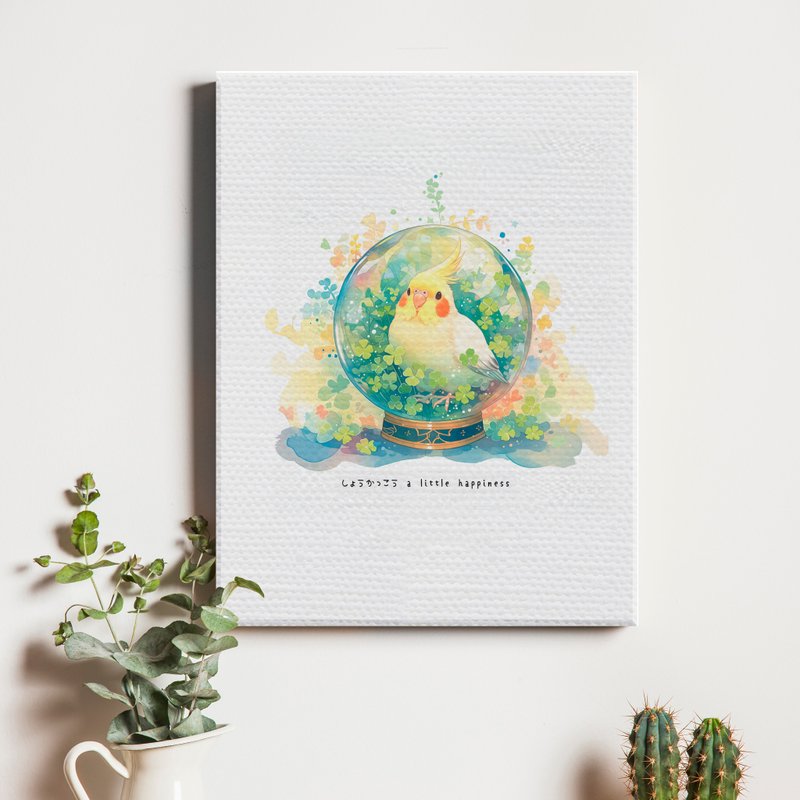 幸运玄凤/画布/无框画/装饰/摆饰/送礼/纪念品/玄凤 - 画框/相框 - 其他材质 黄色