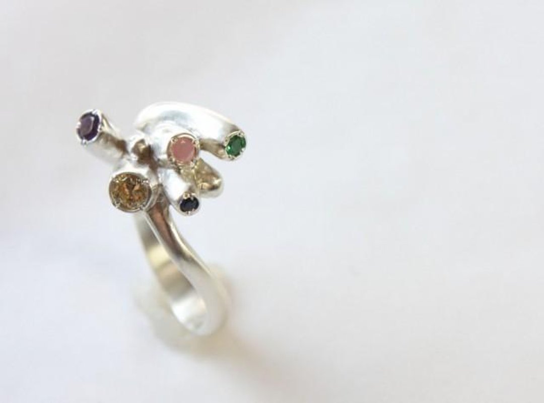iroiro-ring3 - 戒指 - 其他金属 银色