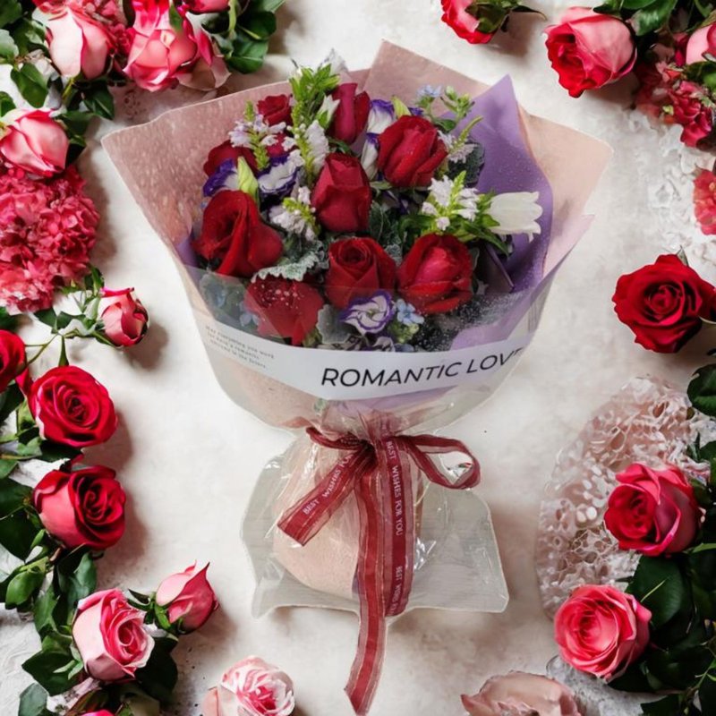 属于你的情深花束 (红玫瑰11支等) (GF00328) - 植栽/盆栽 - 植物．花 