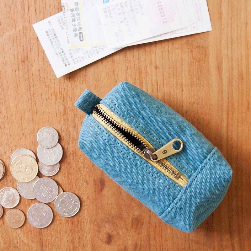 蘑菇Mogu / 帆布/ 零钱包/ Change（山绿） - 零钱包 - 棉．麻 绿色