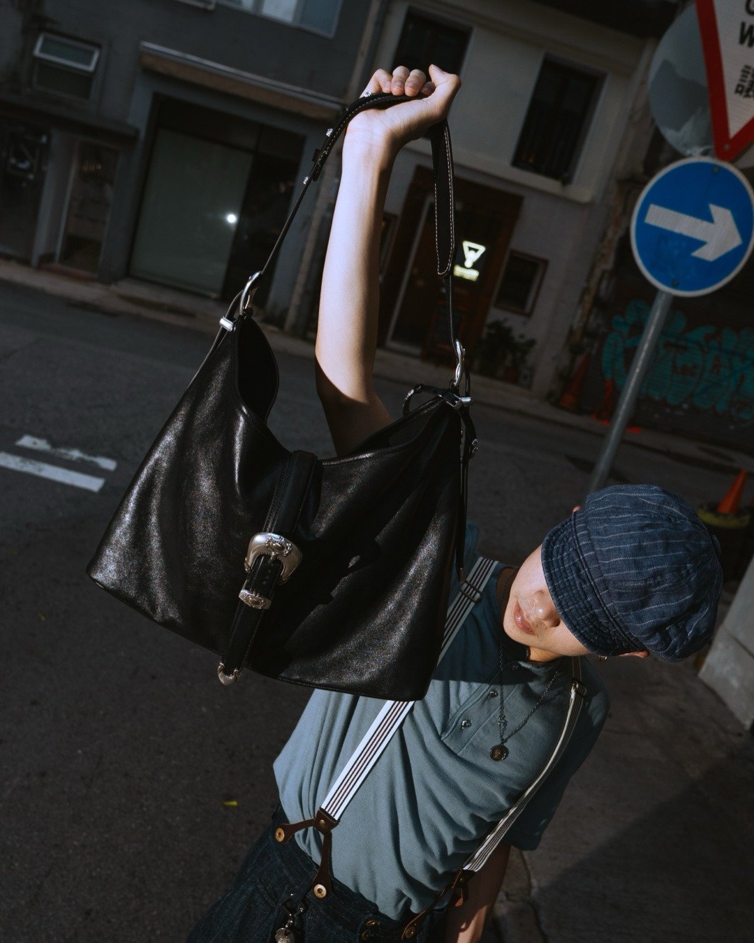 Hunt hobo large bag - 侧背包/斜挎包 - 真皮 