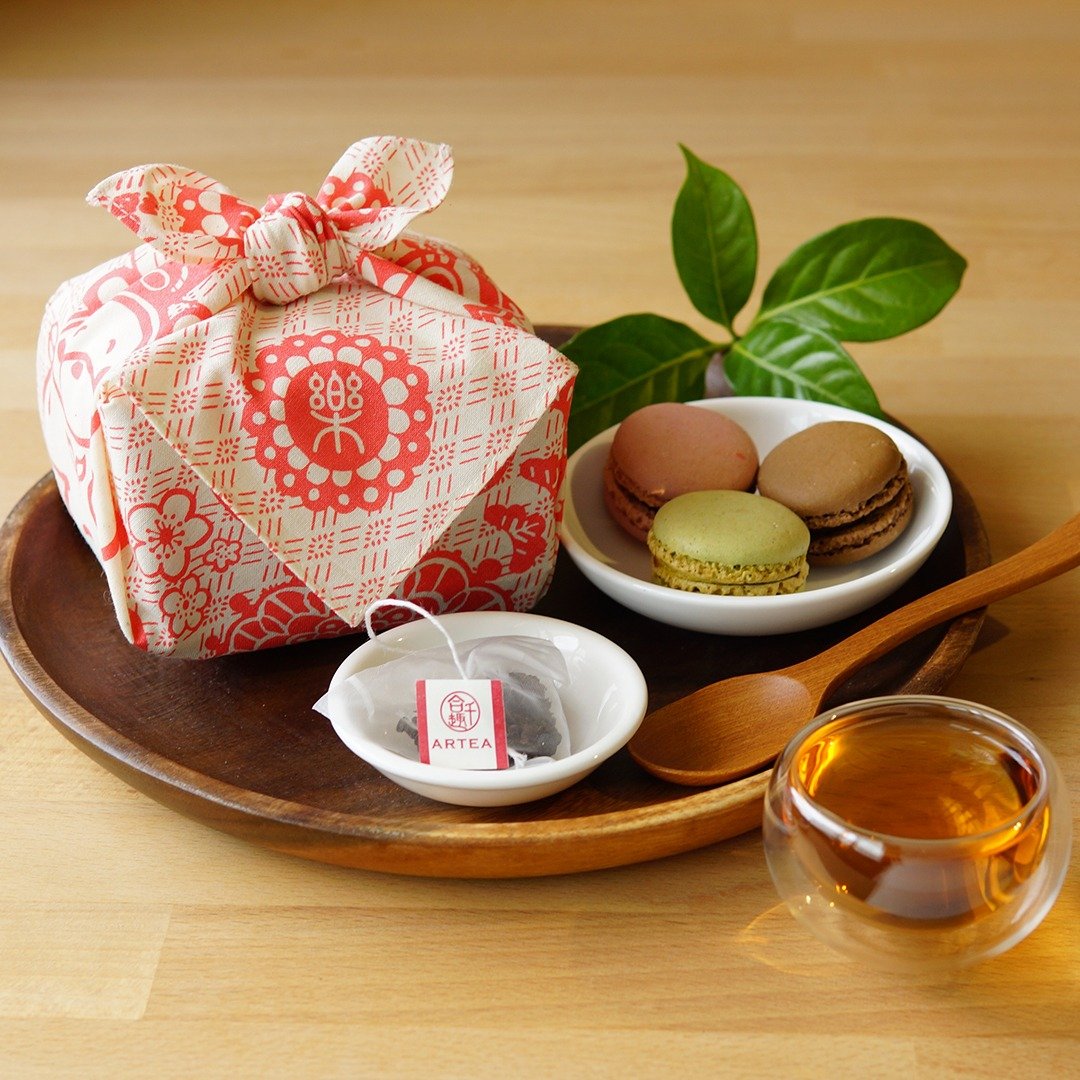 【乐活早午茶组】3款精选红茶/果韵玫瑰红+红玉+蜜糖香红茶(原片立体茶包3gX12)手采台湾茶 - 茶 - 棉 橘色