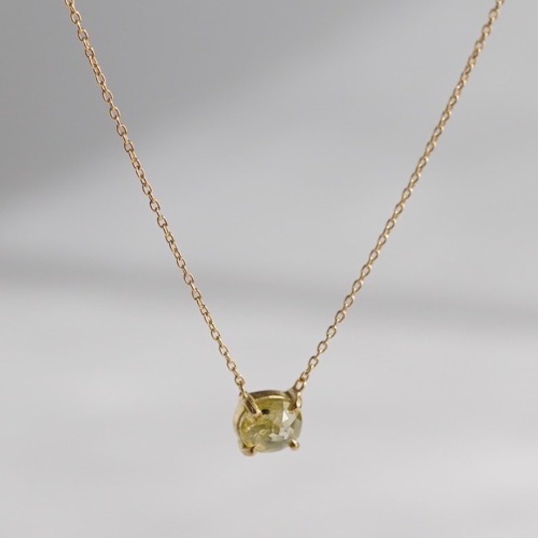 Diamond necklace [OP743K18YG] - 项链 - 其他金属 