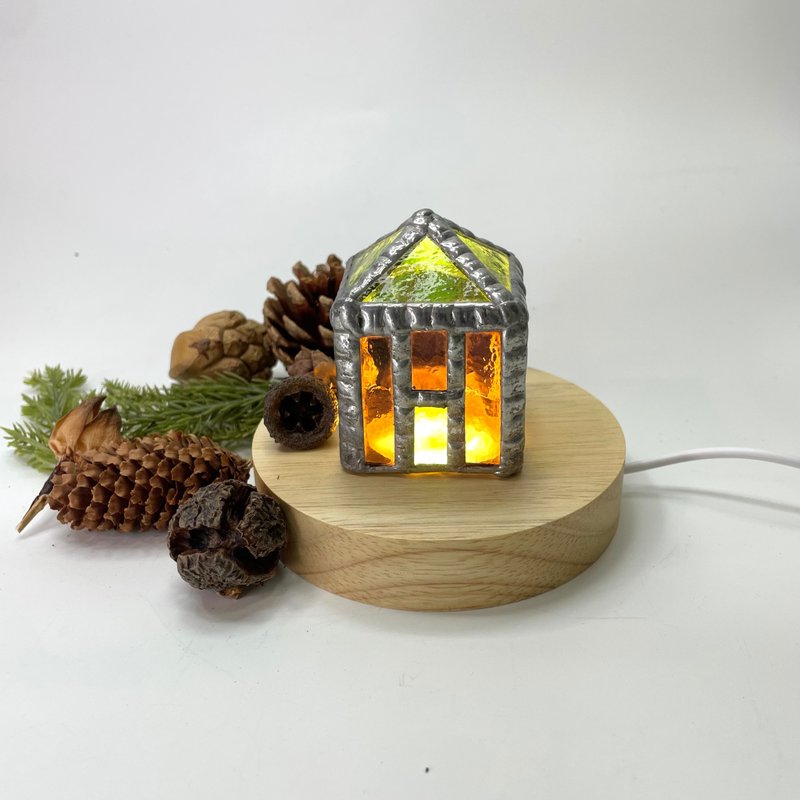 玻璃镶嵌小屋子 - 灯具/灯饰 - 玻璃 黄色