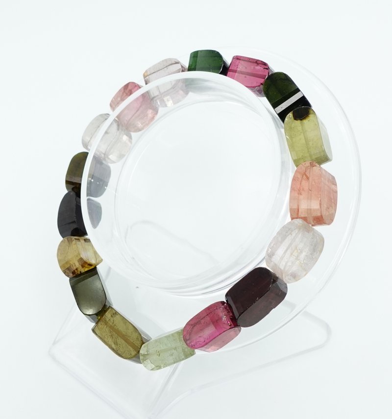 宝丽金珠宝-天然彩色碧玺手链 - 手链/手环 - 宝石 