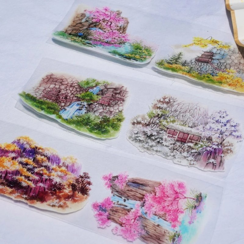 碧連天 PET 膠帶 5米卷 - 纸胶带 - 其他材质 