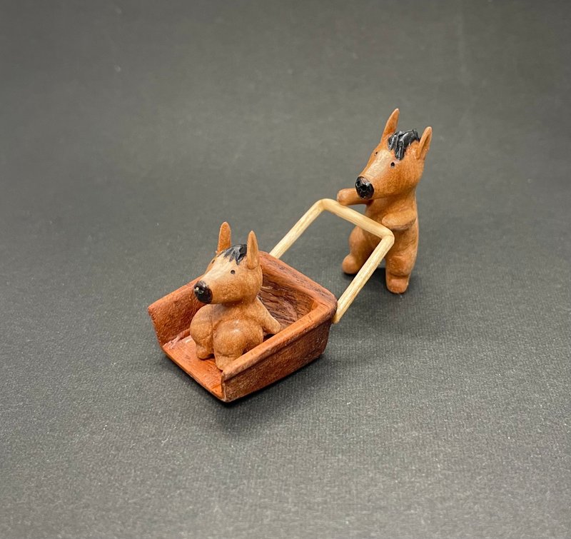 1.5马力，来铲雪。 - 摆饰 - 木头 咖啡色