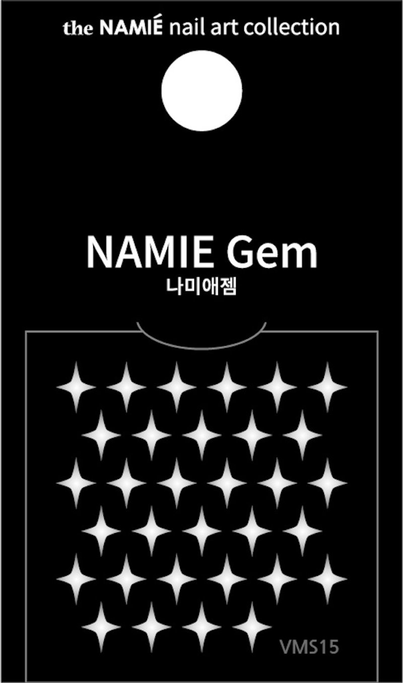 【专业用】NAMIE Gem 美甲装饰艺术贴纸 Volume Metallic 15 - 指甲油/指甲贴 - 纸 金色