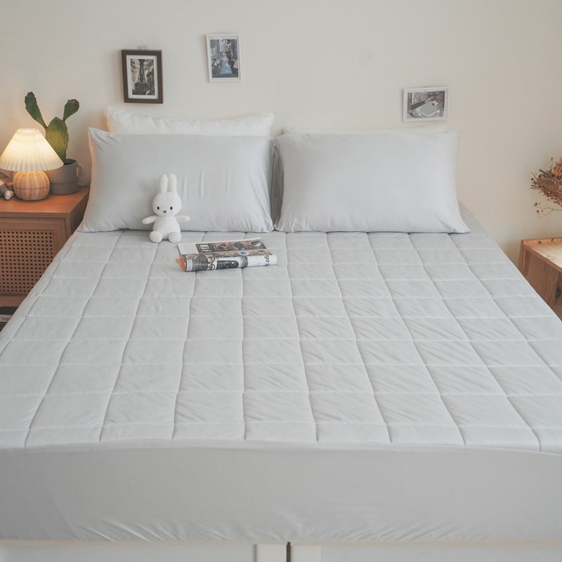 舒芙温感系列【温感铺棉床包】温感面料 柔纱触感 3M吸湿排汗 - 寝具 - 聚酯纤维 白色