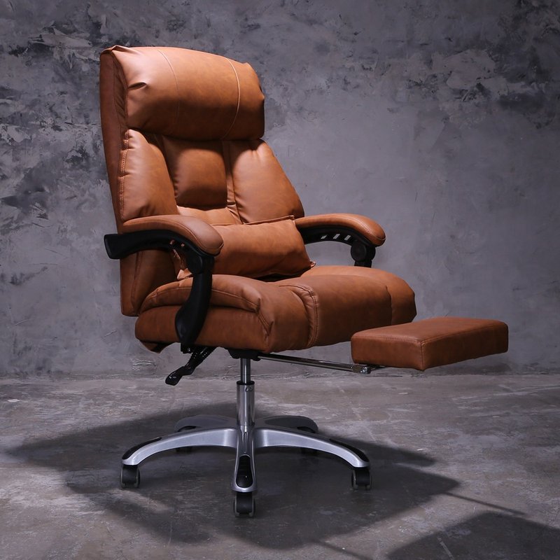 【微慢】多功能懒人沙发电脑椅 工作椅 办公椅 主管椅 休闲椅 椅 - 椅子/沙发 - 其他材质 咖啡色