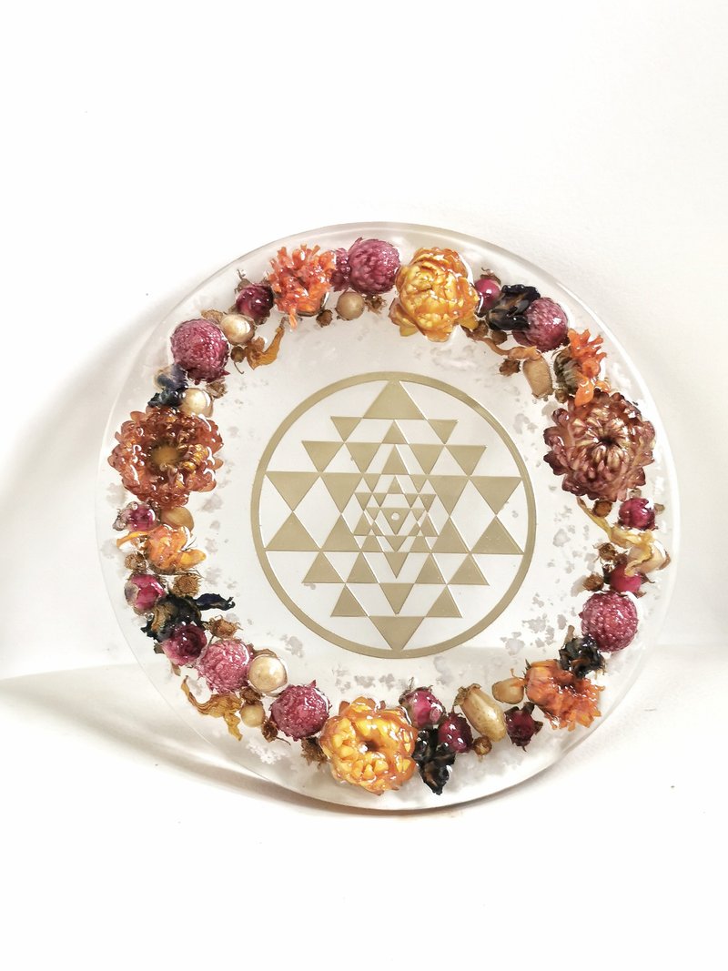 斯里立体花盐板 (大) - 摆饰 - 植物．花 透明