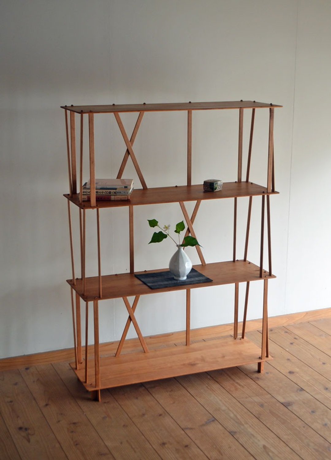 Yamazakura ultra-thin board shelf - 其他家具 - 木头 咖啡色