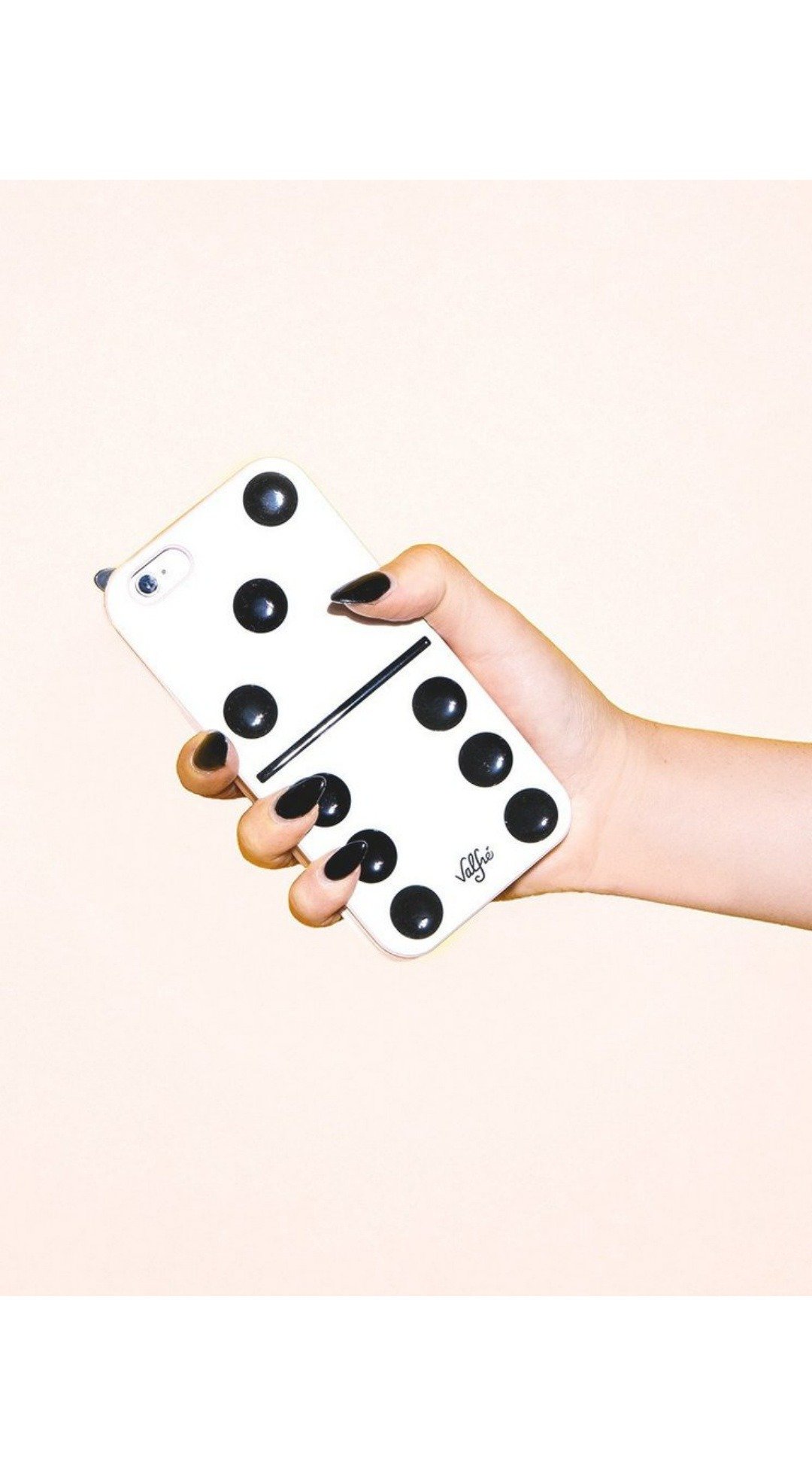 美国 Valfre / Domino 3D 骨牌 iPhone 手机壳 - 手机壳/手机套 - 硅胶 白色
