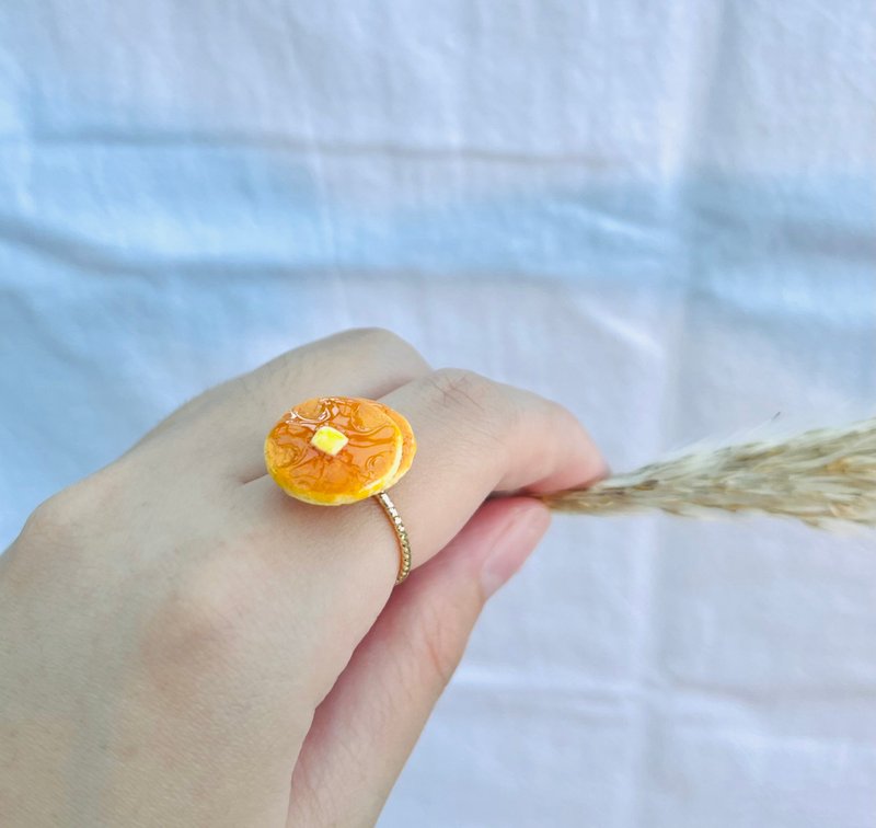 枫糖松饼戒指 / 手作软陶饰品 - 戒指 - 粘土 