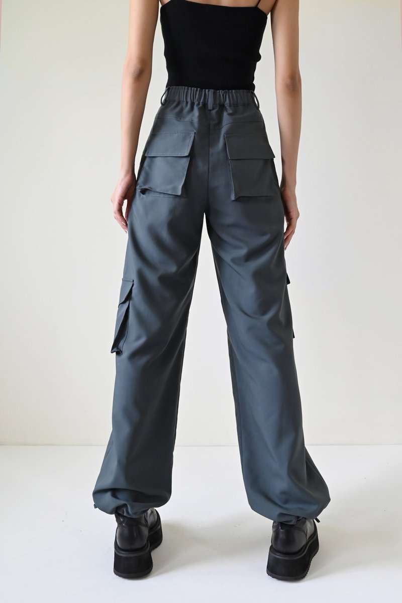 Shan Yong 垂坠版型两穿工作裤(三色) - 女装长裤 - 棉．麻 