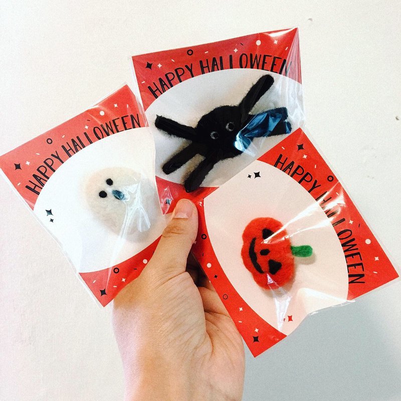 羊毛毡 万圣节Halloween 磁铁系列 - 冰箱贴/磁贴 - 羊毛 橘色