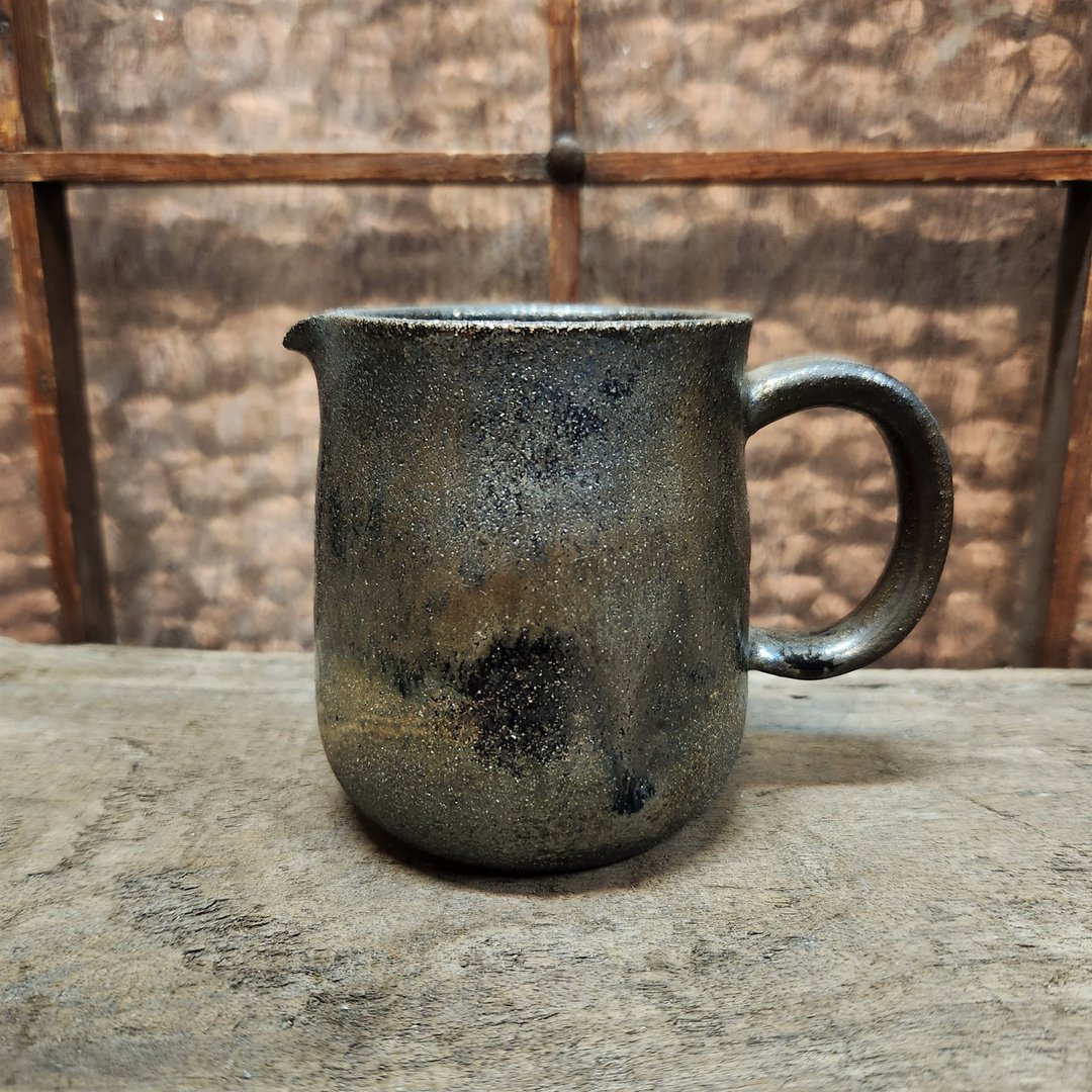 柴烧陶 / 奶壶 / 把手茶海 / 公道杯 / 匀杯 - 茶具/茶杯 - 陶 黑色