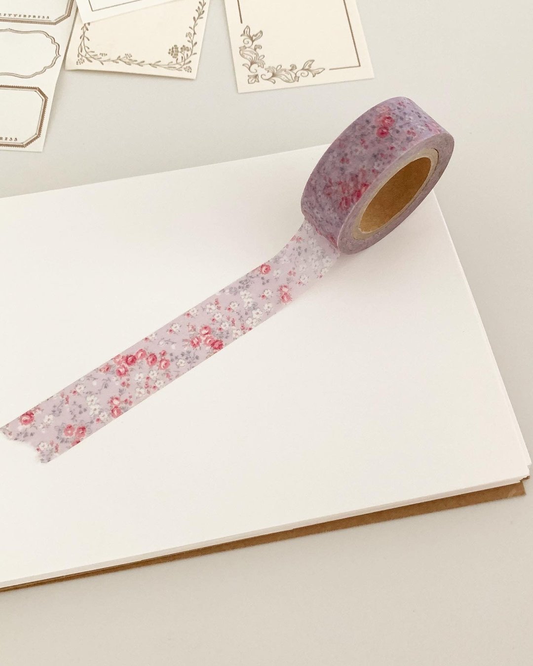 Grace Purple Washi Tape - 纸胶带 - 其他材质 