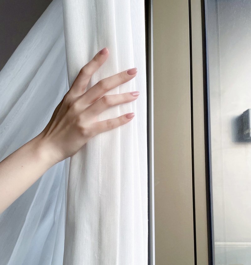 美甲贴 指甲贴 不伤甲 樱花树下N02 撕下贴上,持久14天 - 指甲油/指甲贴 - 颜料 粉红色