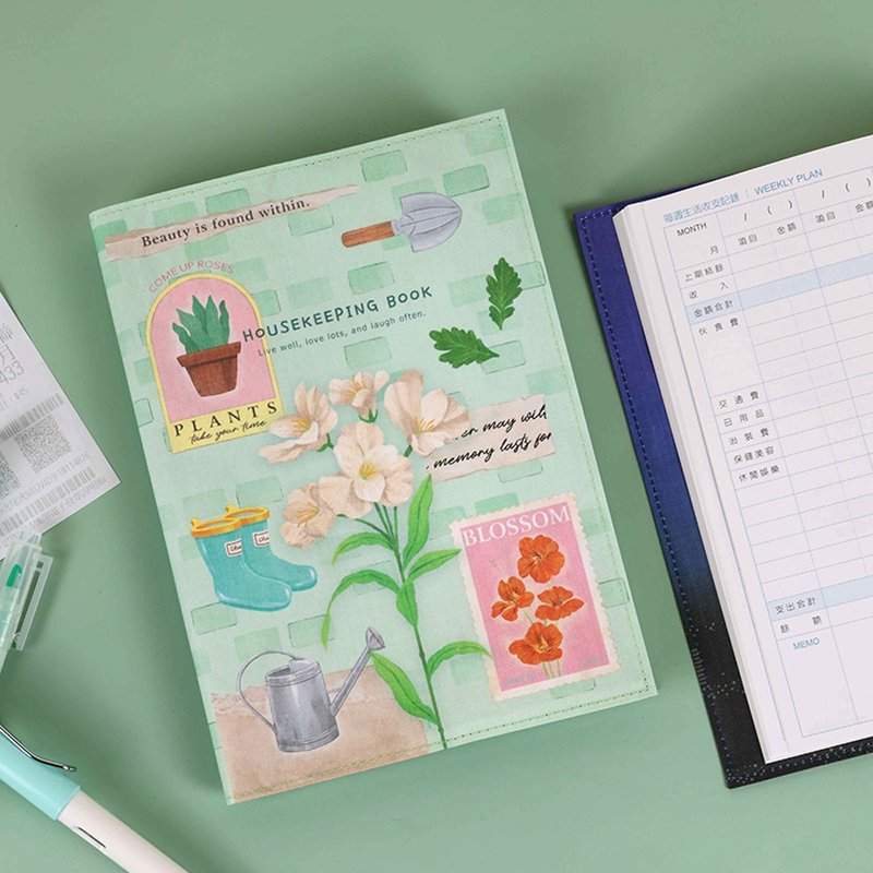 Chuyu A5/25K 绢布家计簿/生活收支/理财本/记帐本 - 笔记本/手帐 - 纸 多色