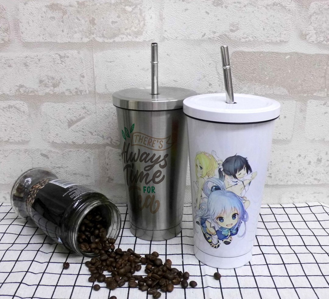 定制化 304不锈钢 吸管杯 保温杯 保冷杯 环保杯 订制 来图订做 - 保温瓶/保温杯 - 不锈钢 