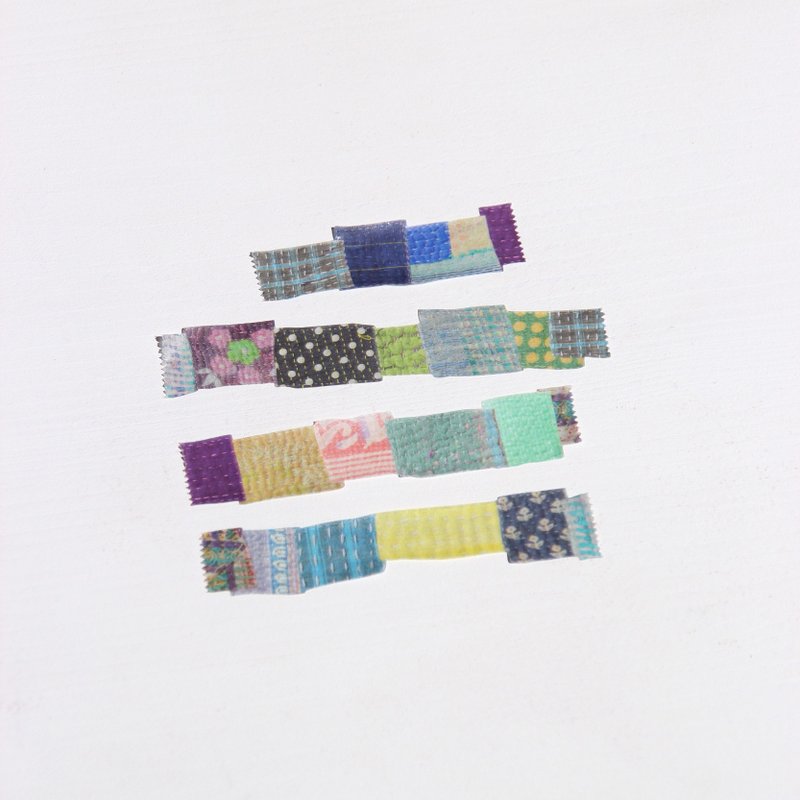 手帐胶带 拼布 ગૂંથણકામ | Kantha Quilt - 纸胶带 - 纸 多色