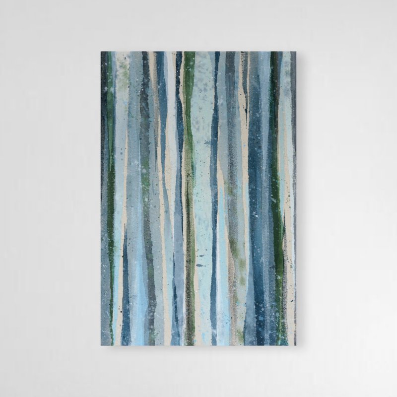绘画 蓝色 雪景 自然 简约 室内 挂画 - 海报/装饰画/版画 - 压克力 蓝色