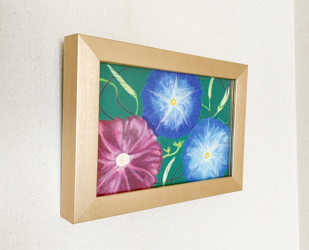 Painting Oil painting Morning glory - 海报/装饰画/版画 - 其他材质 绿色