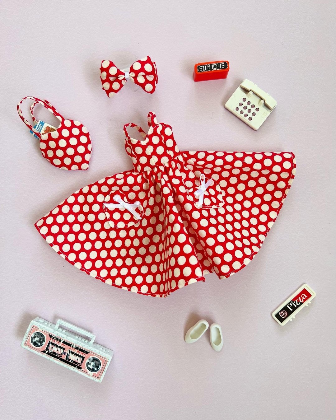 Doll Dress Pattern and Instruction Manual: Rock 'n' Roll Dress for Licca-chan - 手工艺教程/工具书 - 其他材质 