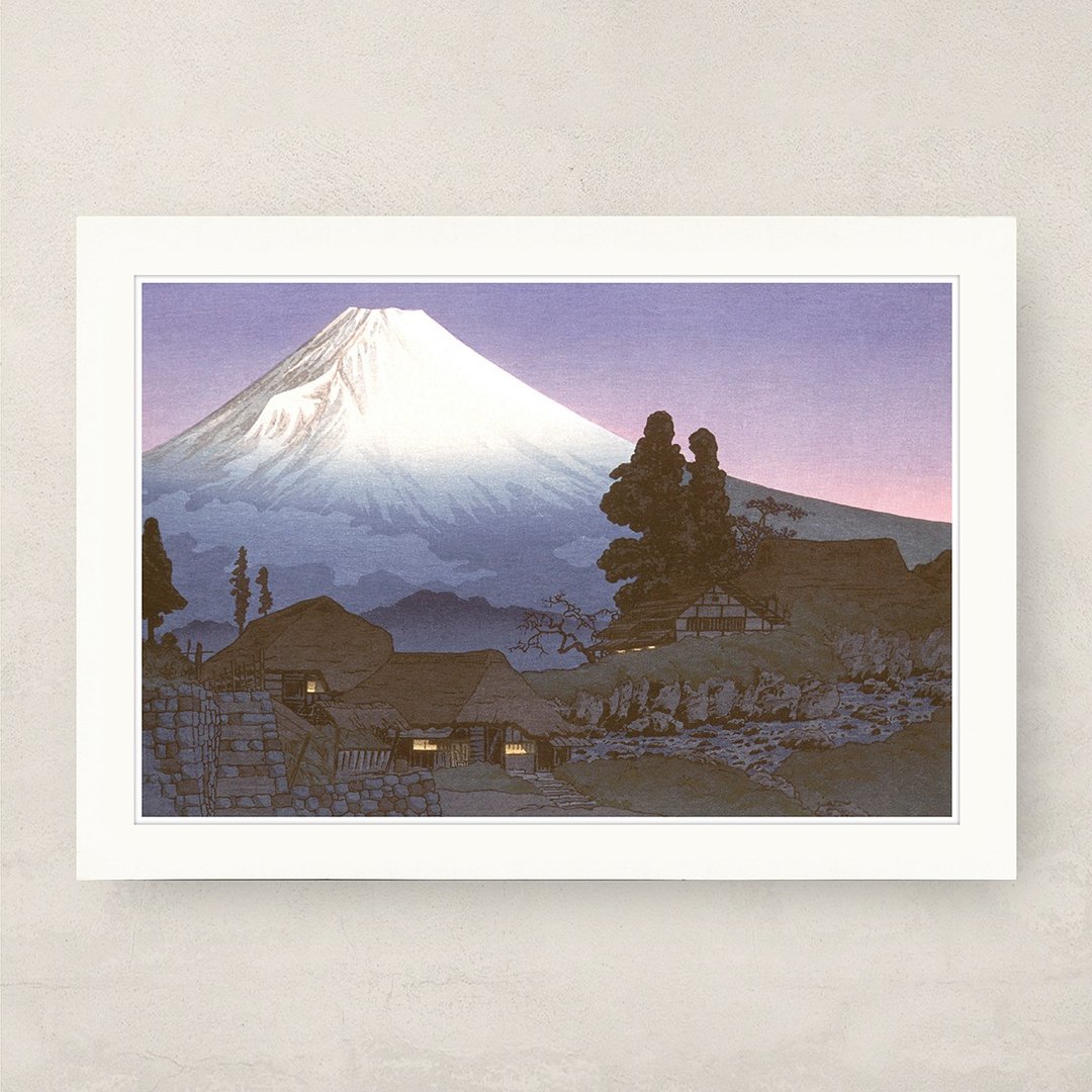 【艺术画卡】高桥松亭・宇久津 - 海报/装饰画/版画 - 纸 紫色