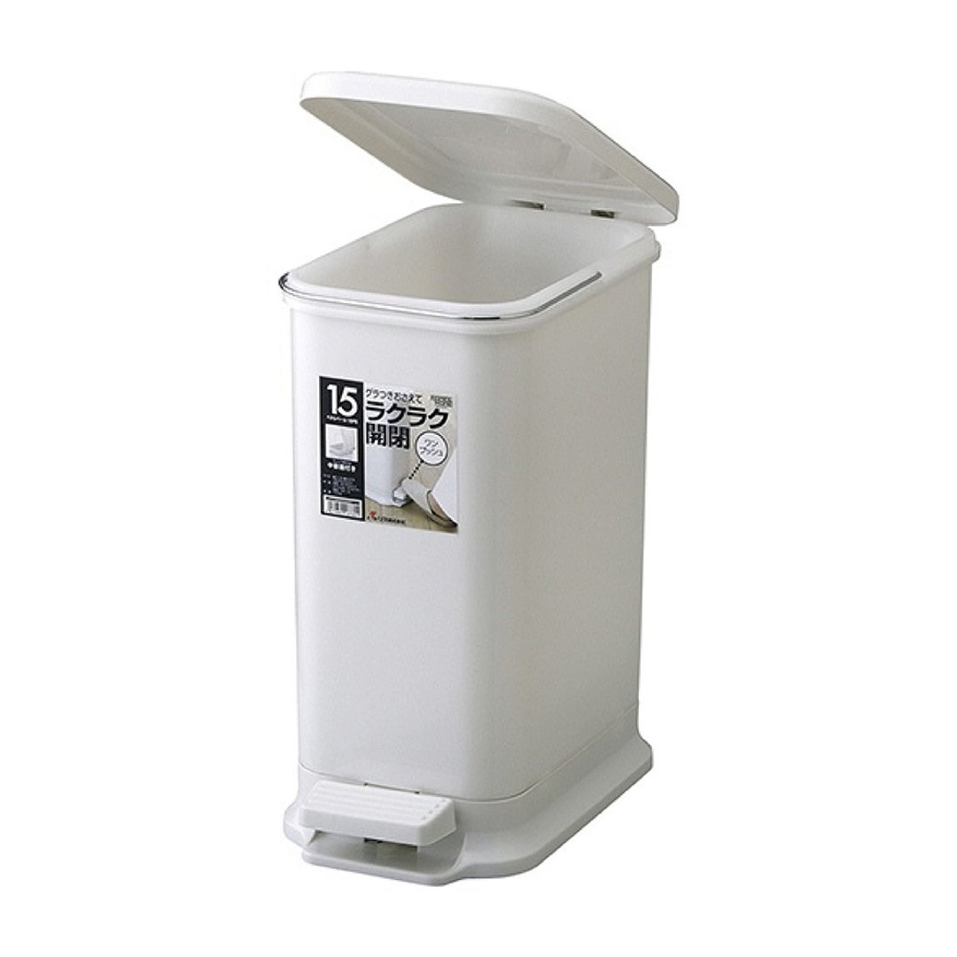 RISU  (H&H系列)方型踩踏垃圾桶 15L - 垃圾桶 - 塑料 