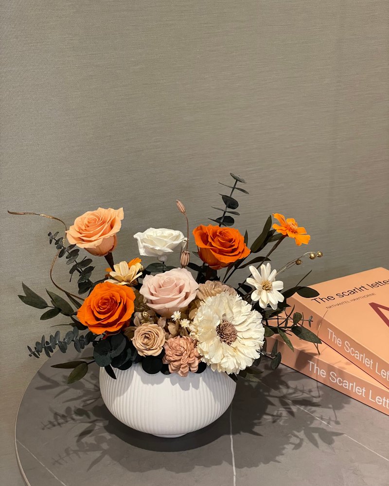 【定制化】自然系桌花 入厝花礼 开幕花礼 新春花礼 - 干燥花/捧花 - 植物．花 