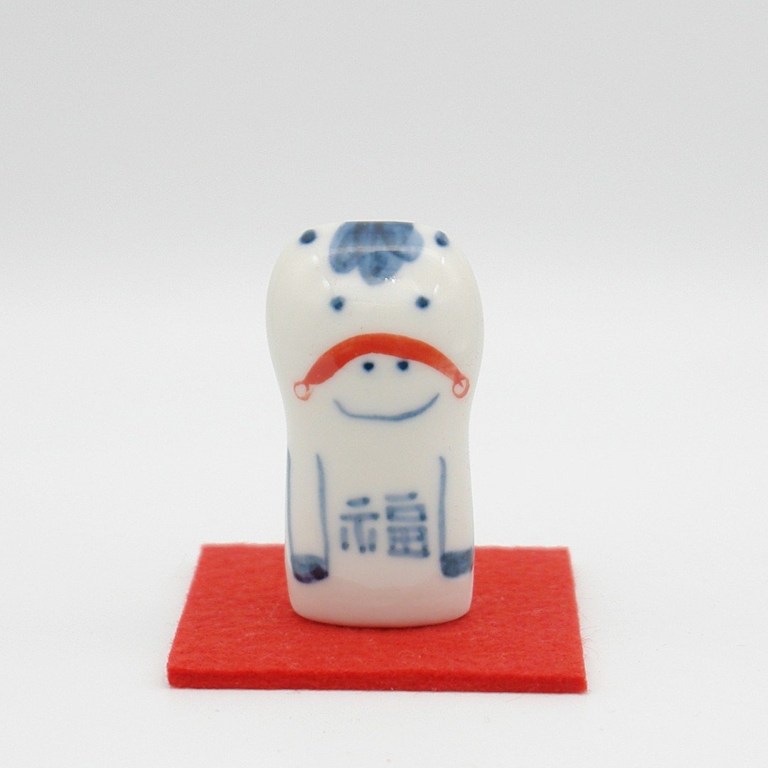 生肖摆饰 手作陶偶 迷你尺寸 小马造型 马年 - 摆饰 - 陶 白色