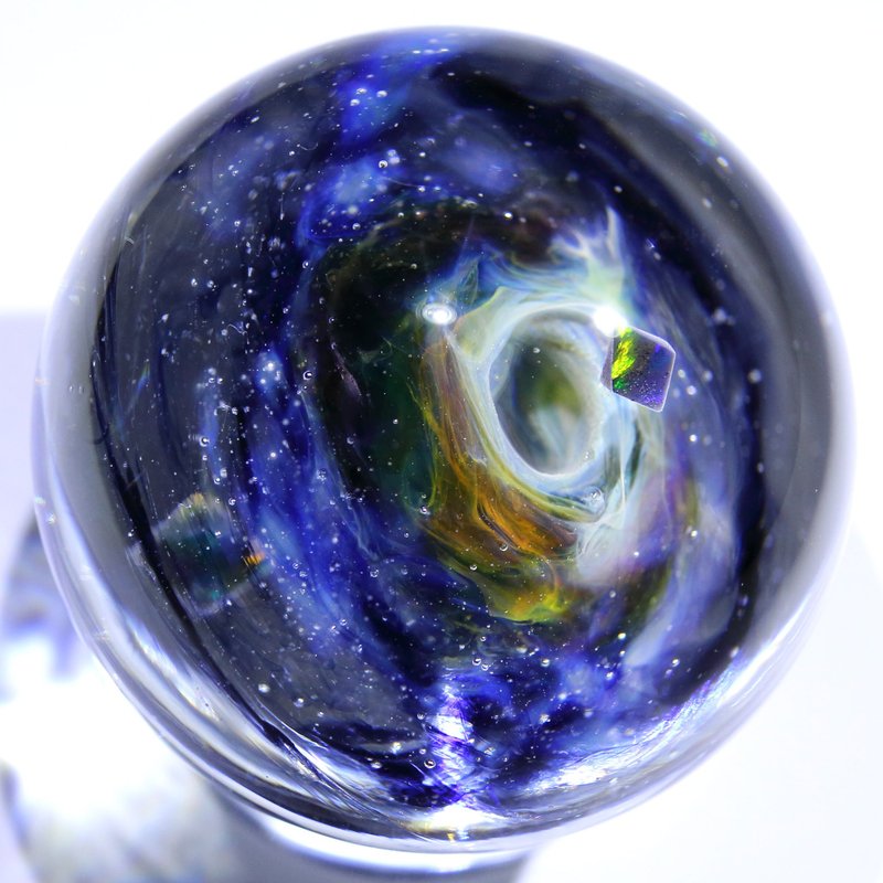 44mm 宇宙玻璃球摆设 no.M187 - 摆饰 - 玻璃 蓝色