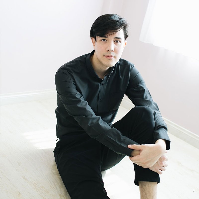 （已出售）PLANE // 全黑 // 男士修身版型 - 男装衬衫 - 棉．麻 黑色