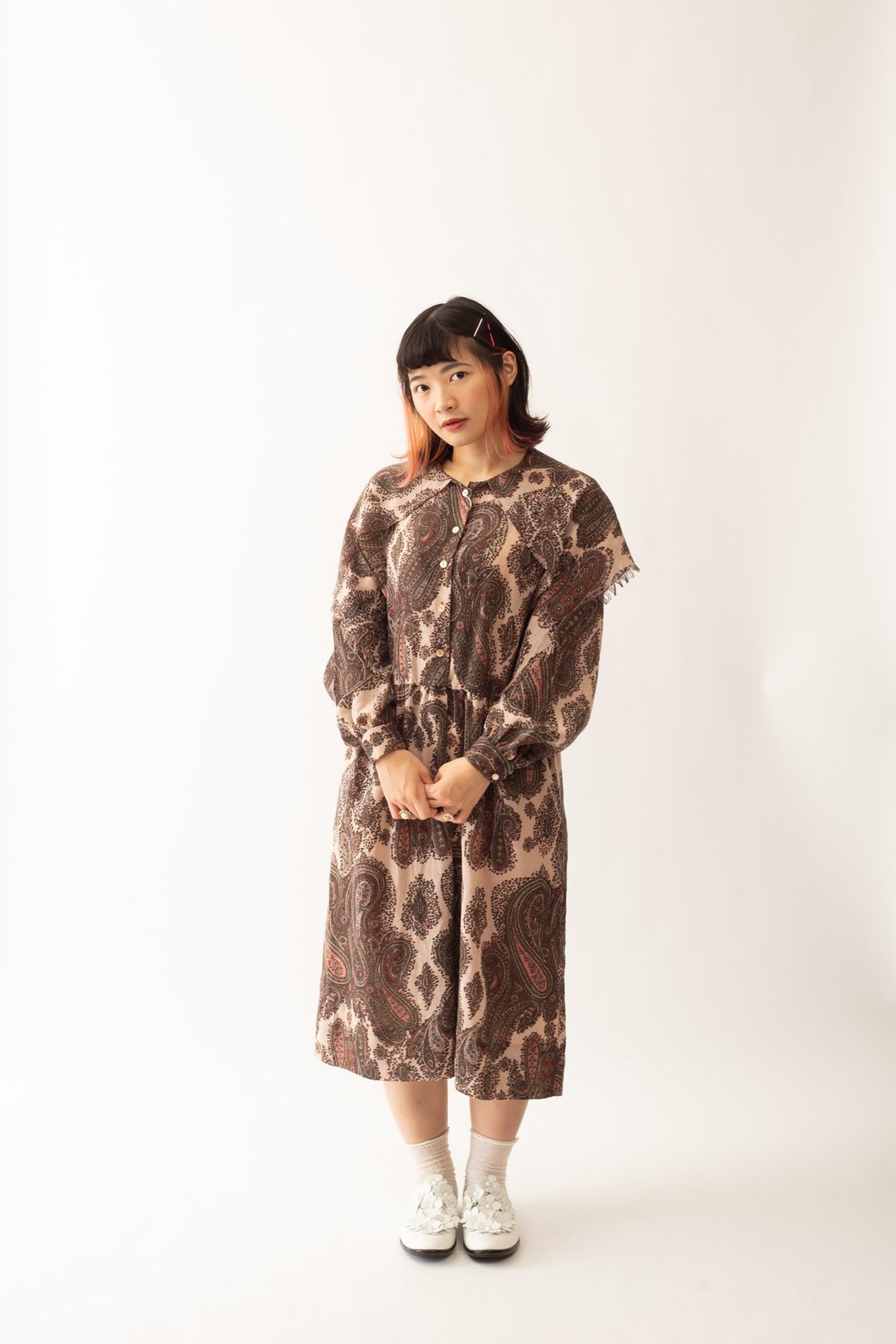 Vintage American dress 古着美式洋装【初恋贩卖所】B623 - 洋装/连衣裙 - 棉 