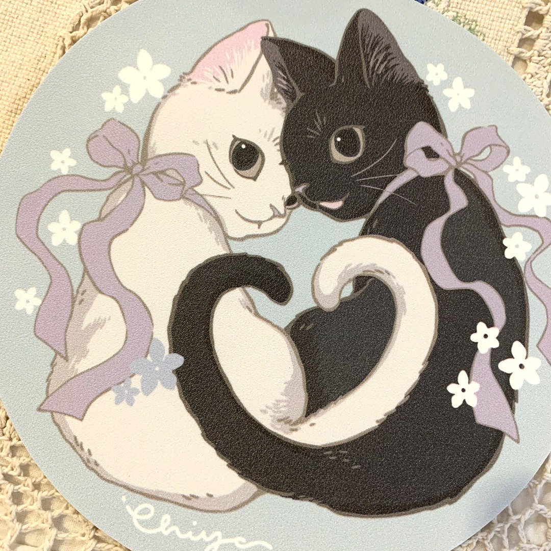Chiya MEOW GIRL MousePad 鼠标垫 - 鼠标垫 - 人造皮革 